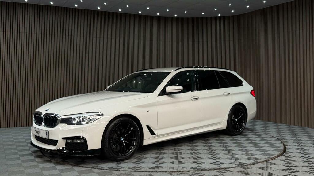 BMW 5 Series Estate 2.0 520D M Sport Touring Euro 6 Ss LB67LCP White #6