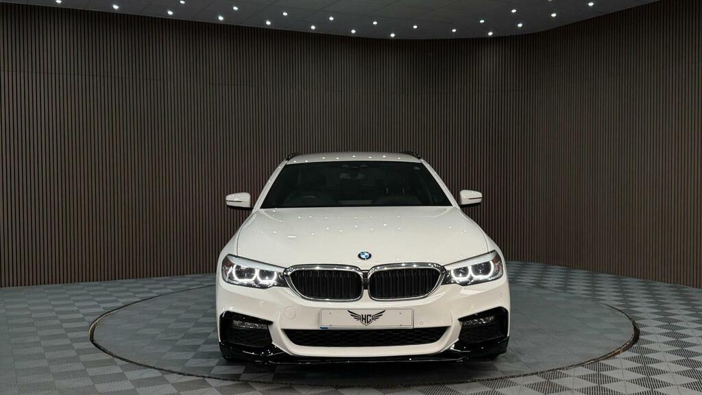 BMW 5 Series Estate 2.0 520D M Sport Touring Euro 6 Ss LB67LCP White #4