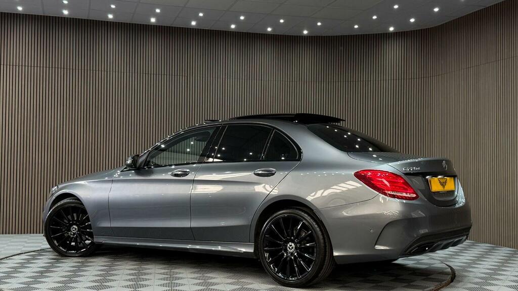 Mercedes-Benz C Class Saloon 2.1 C220d Amg Line Premium Plus G-tronic EO18YPJ Grey #2
