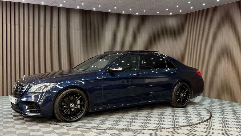 Mercedes-Benz S Class Saloon 2.9 S400ld Amg Line Premium G-tronic Eur PF68ZWE Blue #6