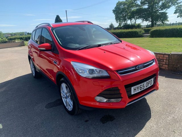 Ford Kuga 2.0 Tdci Titanium X Sport Suv Aw HY65OPD Red #3