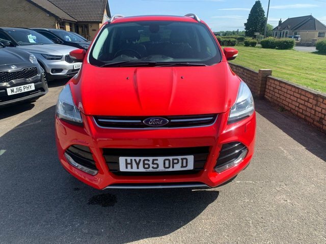 Ford Kuga 2.0 Tdci Titanium X Sport Suv Aw HY65OPD Red #2