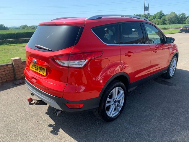 Ford Kuga 2.0 Tdci Titanium X Sport Suv Aw HY65OPD Red #4