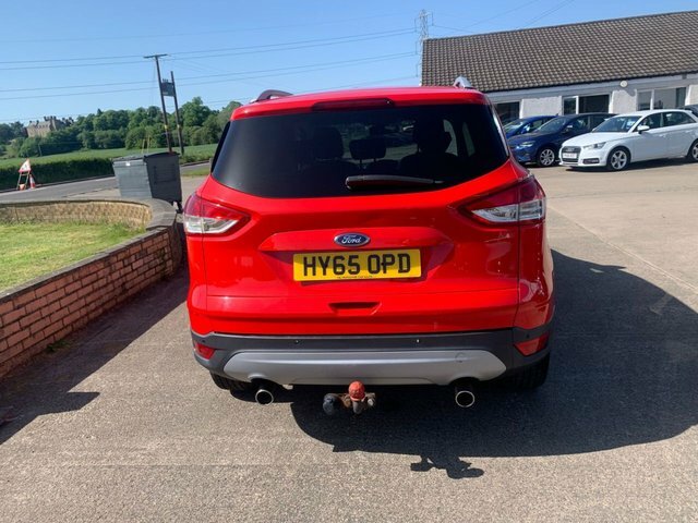 Ford Kuga 2.0 Tdci Titanium X Sport Suv Aw HY65OPD Red #5