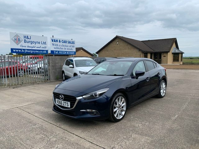 Mazda 3 2.2 Skyactiv-d Sport Nav Fastback Manua Blue