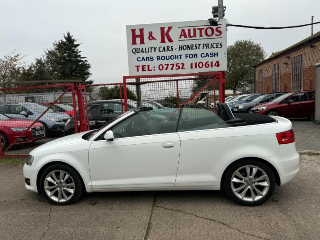 Audi A3 Cabriolet 1.2 Tfsi Sport Euro 5 Ss White
