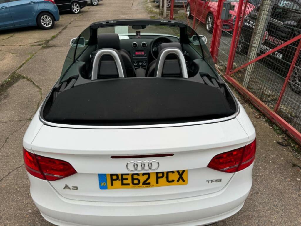 Audi A3 Cabriolet 1.2 Tfsi Sport Euro 5 Ss White #3