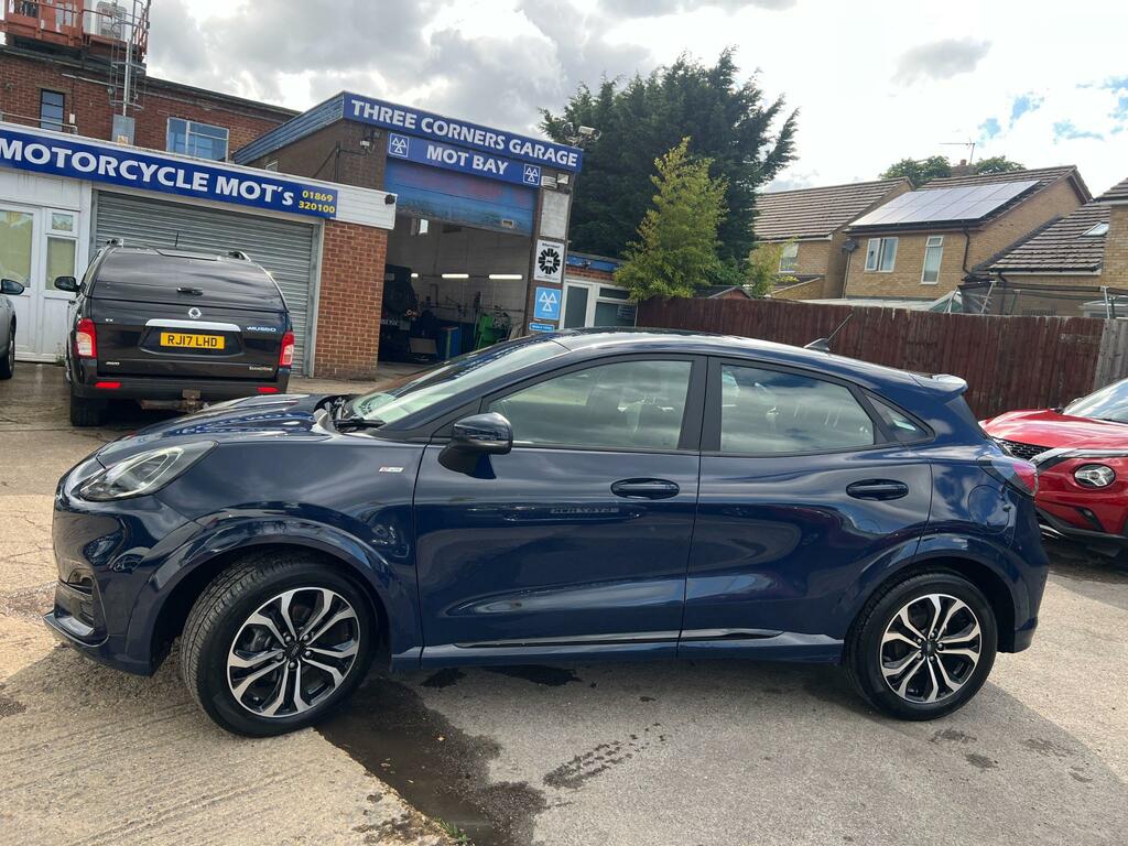 Ford Puma St-line Mhev FL22EHJ Blue #4