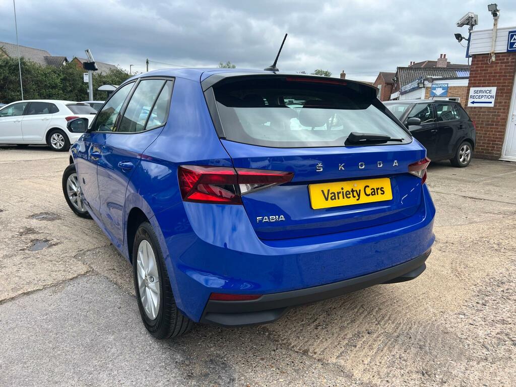 Skoda Fabia Se Comfort Tsi Dsg Blue #5
