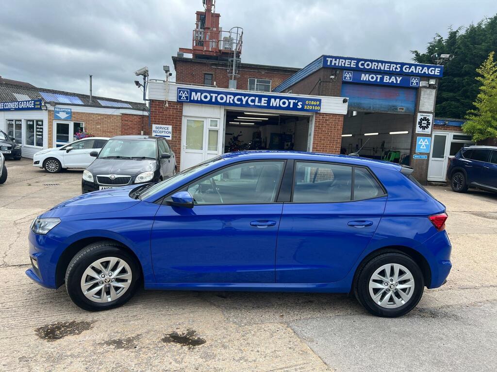 Skoda Fabia Se Comfort Tsi Dsg Blue #4