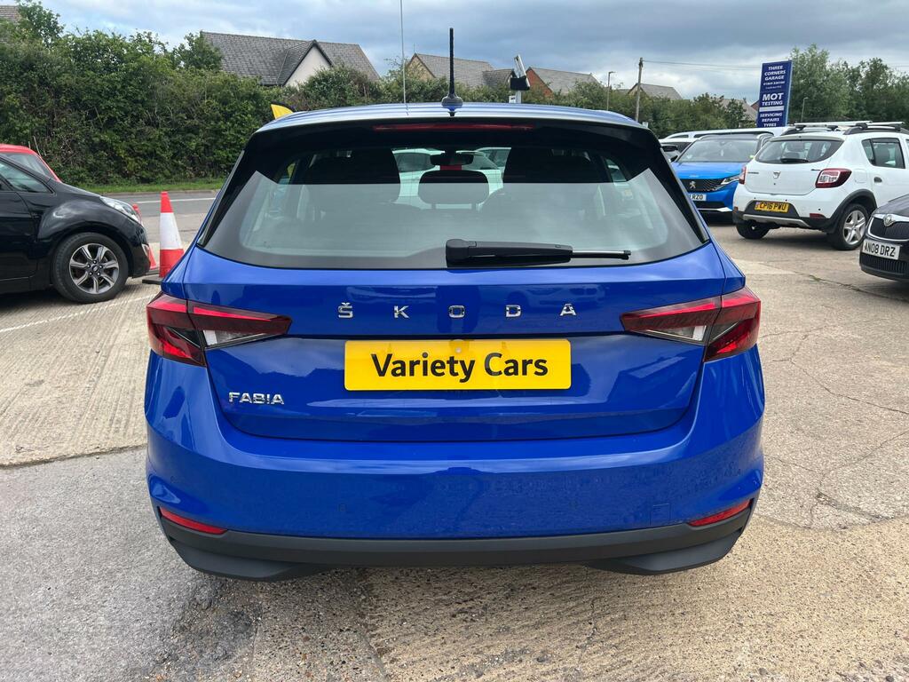 Skoda Fabia Se Comfort Tsi Dsg Blue #6