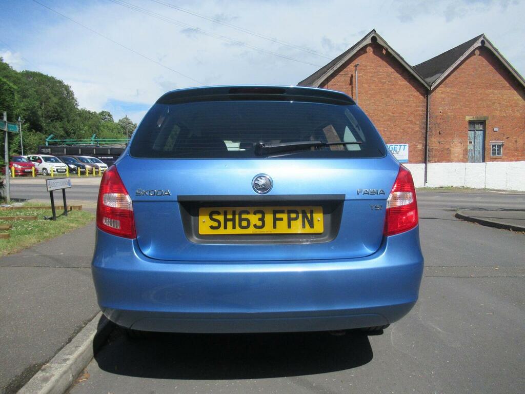 Skoda Fabia Estate 1.2 Tsi Se Euro 5 201363 SH63FPN Blue #4