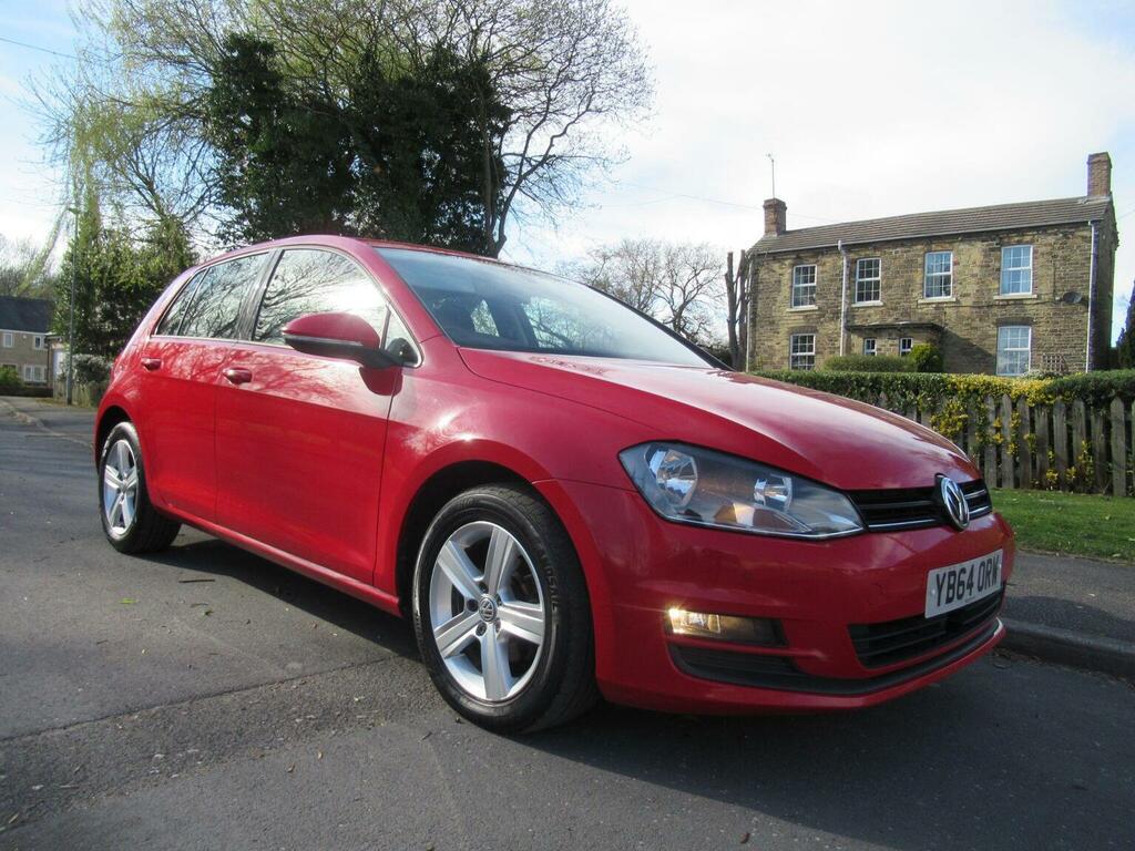 Volkswagen Golf Hatchback 1.6 Tdi Bluemotion Tech Match Dsg Euro 5 Red #2