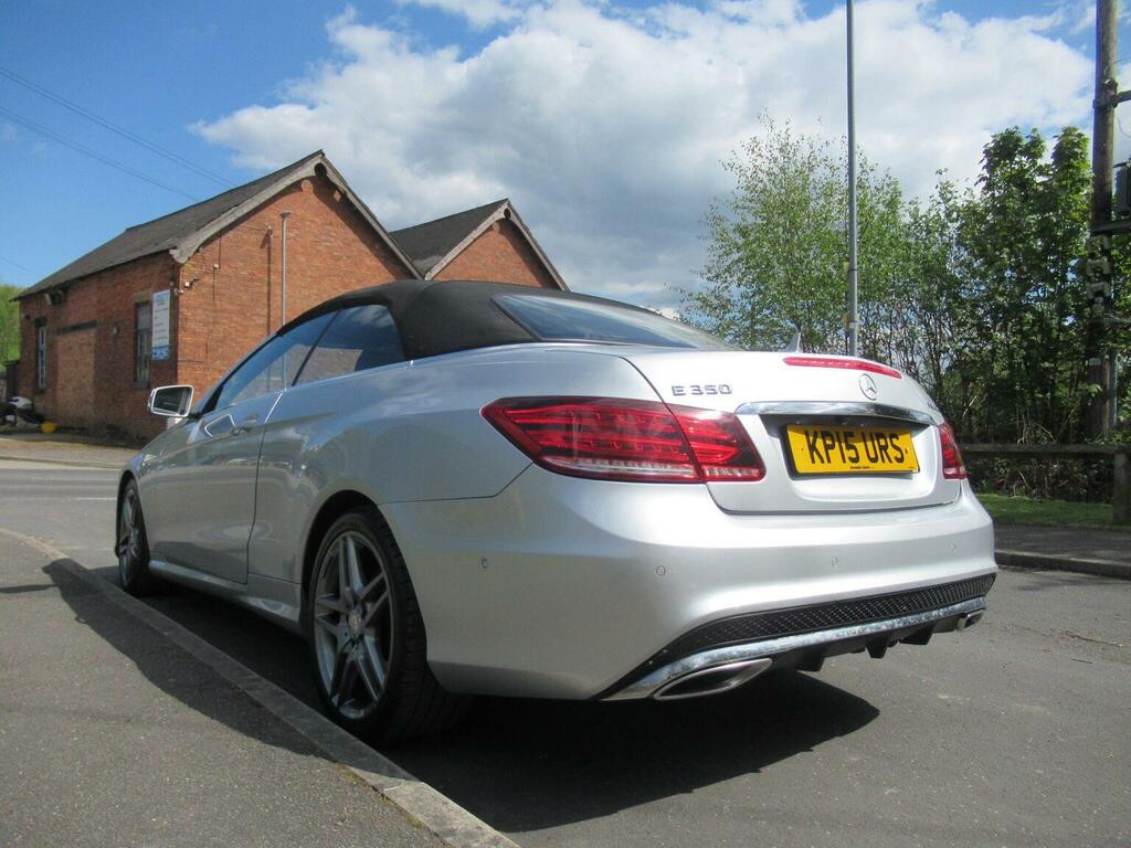 Mercedes-Benz E Class Convertible 3.0 E350d V6 Bluetec Amg Line Cabriole Silver #6