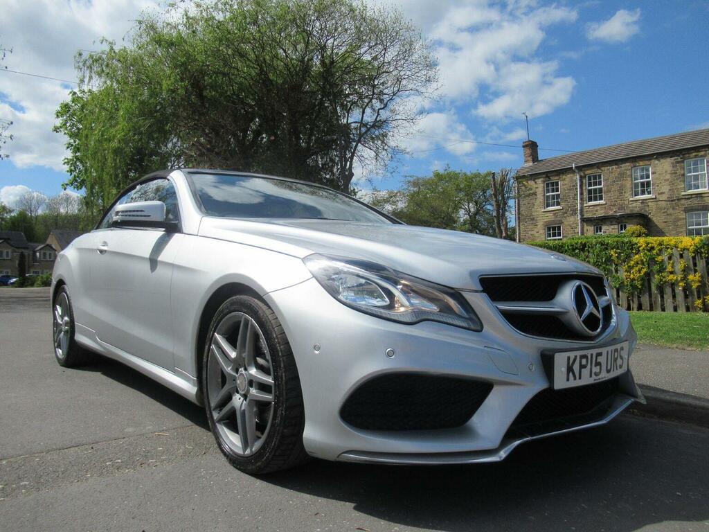 Mercedes-Benz E Class Convertible 3.0 E350d V6 Bluetec Amg Line Cabriole Silver