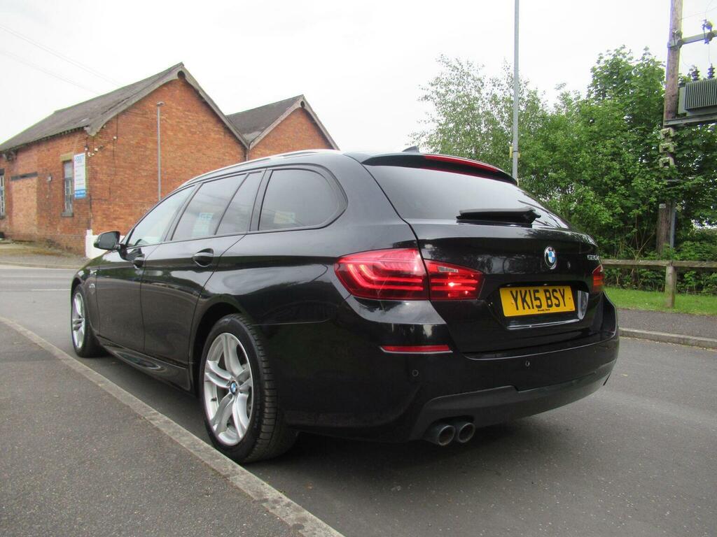 BMW 5 Series Estate 2.0 520D M Sport Touring Euro 6 Ss YK15BSY Black #5