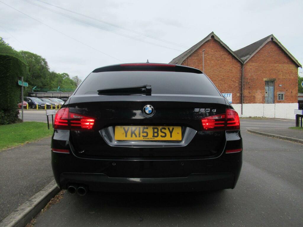 BMW 5 Series Estate 2.0 520D M Sport Touring Euro 6 Ss YK15BSY Black #4