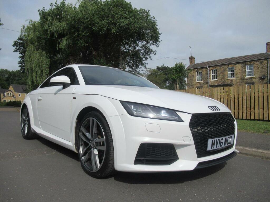 Audi TT Coupe 2.0 Tfsi S Line S Tronic Euro 6 Ss 2 MV16NCZ White