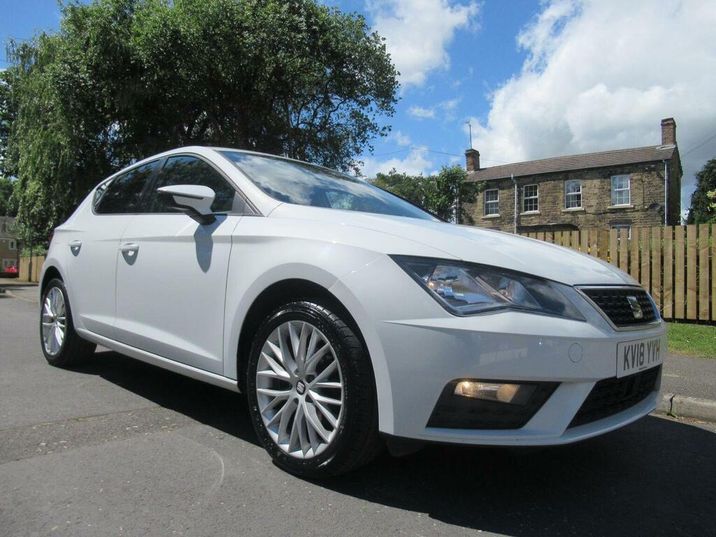 Seat Leon Hatchback 1.2 Tsi Se Dynamic Technology Euro 6 S KV18YVH White #2