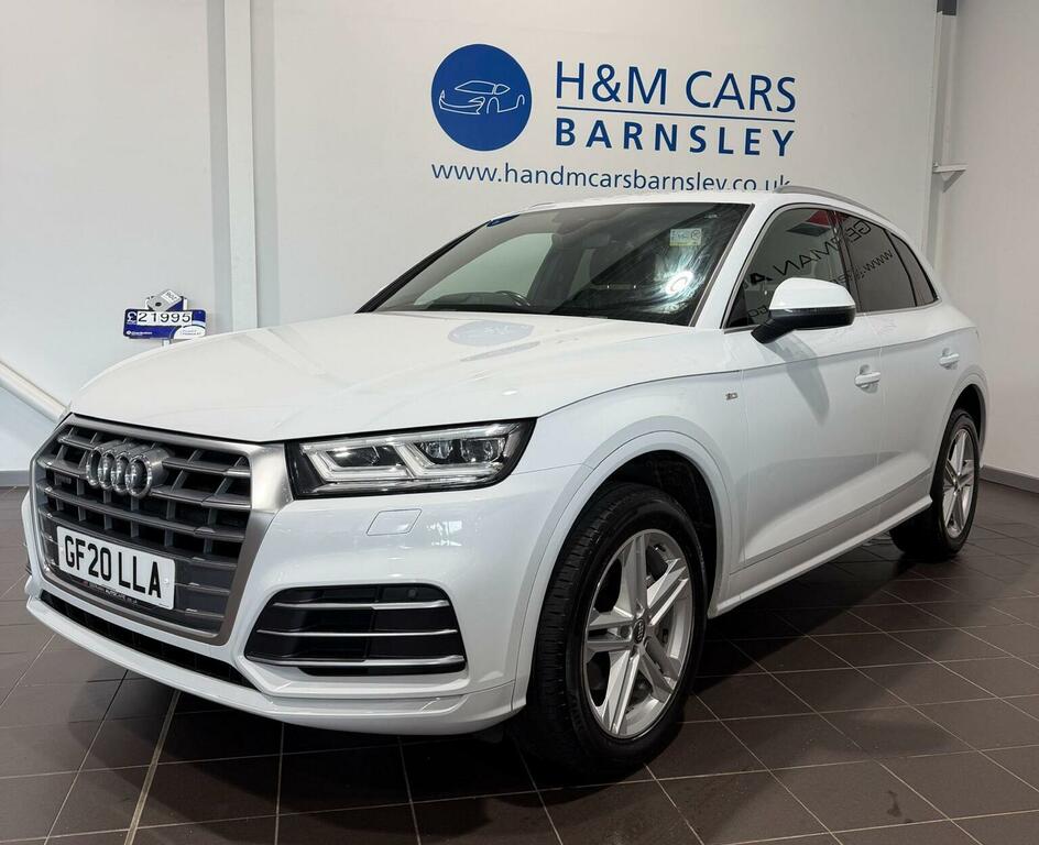 Audi Q5 2.0 Tdi 40 S Line S Tronic Quattro Euro 6 Ss White #3