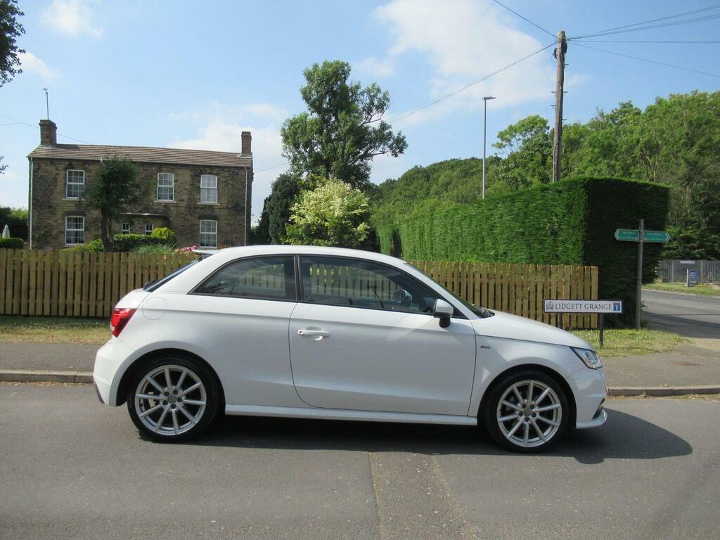 Audi A1 Hatchback 1.4 Tfsi S Line S Tronic Euro 6 Ss LA17YRN White #3