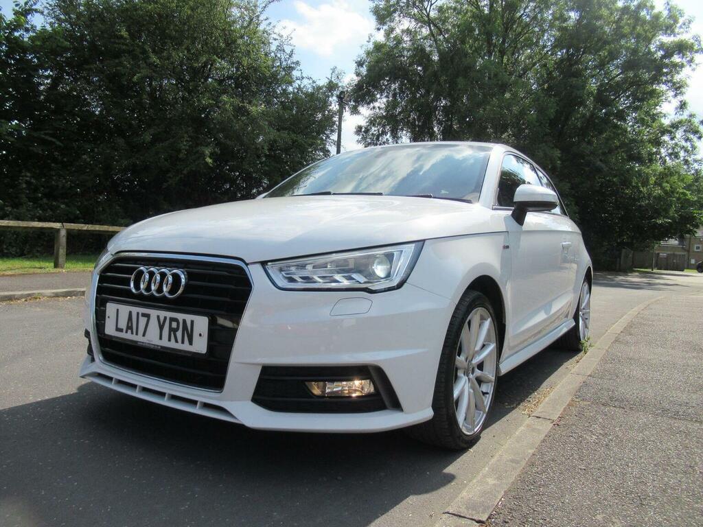 Audi A1 Hatchback 1.4 Tfsi S Line S Tronic Euro 6 Ss LA17YRN White #6