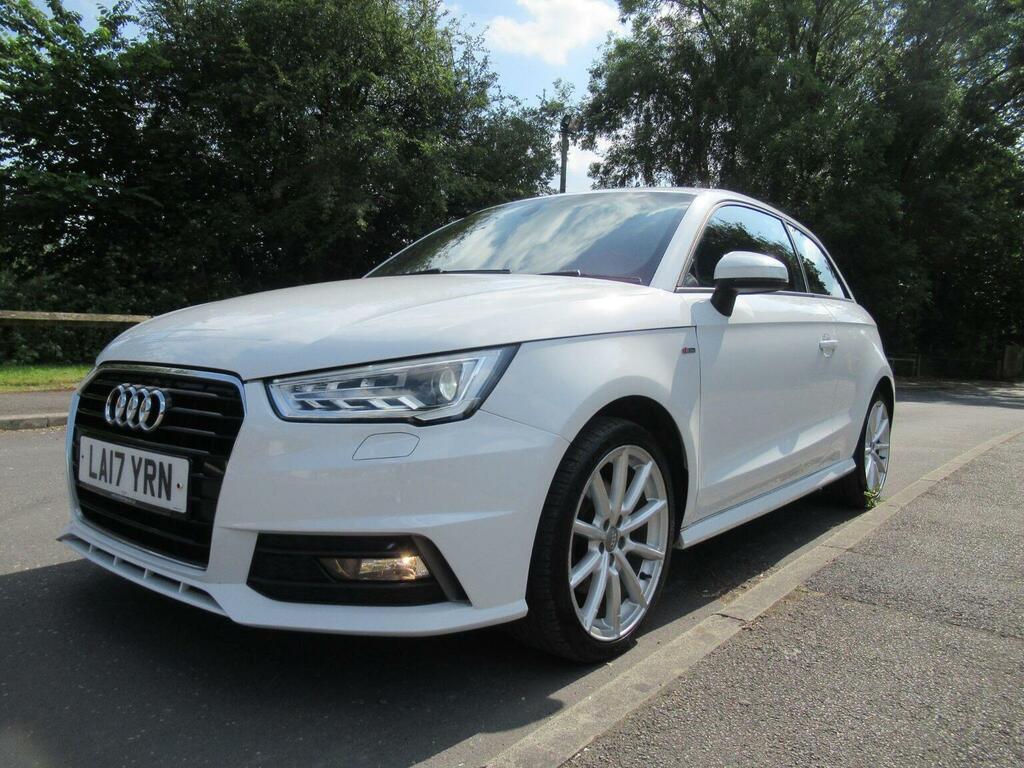 Audi A1 Hatchback 1.4 Tfsi S Line S Tronic Euro 6 Ss LA17YRN White #5