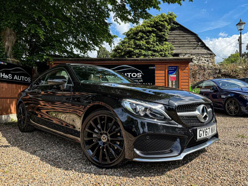 Mercedes-Benz C Class Coupe 2.0 C200 Amg Line Premium Plus G-tronic E Black