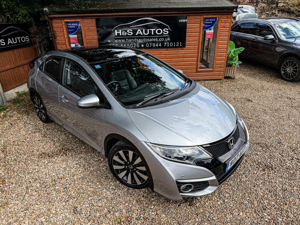 Honda Civic Hatchback 1.8 I-vtec Sr Euro 6 201717 Silver #2