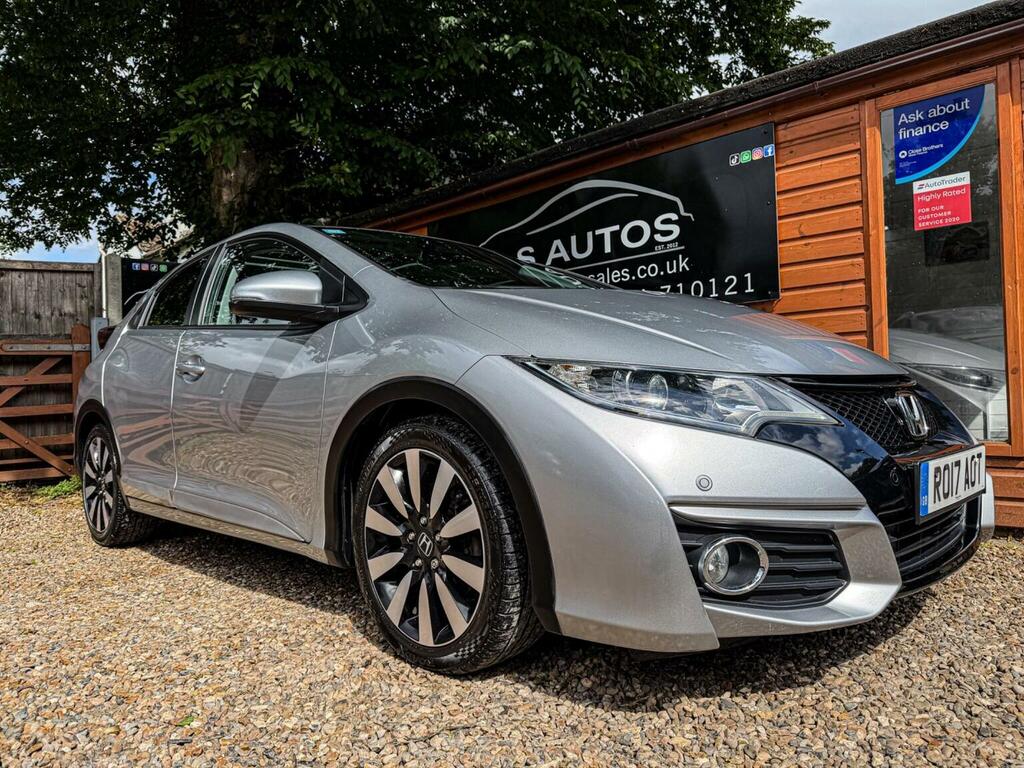 Honda Civic Hatchback 1.8 I-vtec Sr Euro 6 201717 Silver #4