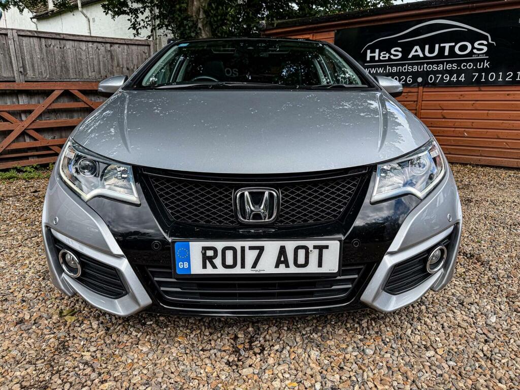 Honda Civic Hatchback 1.8 I-vtec Sr Euro 6 201717 Silver #6