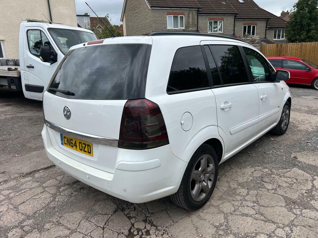 Vauxhall Zafira 1.8 16V Exclusiv Euro 5 White #6