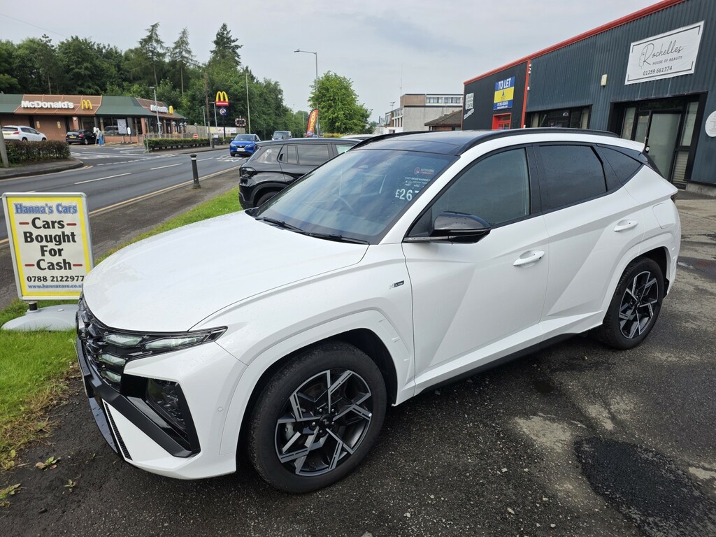 Hyundai Tucson 1.6 Tucson Nline S 1.6T 48V Dct My25 2024 WU74NGG White #4
