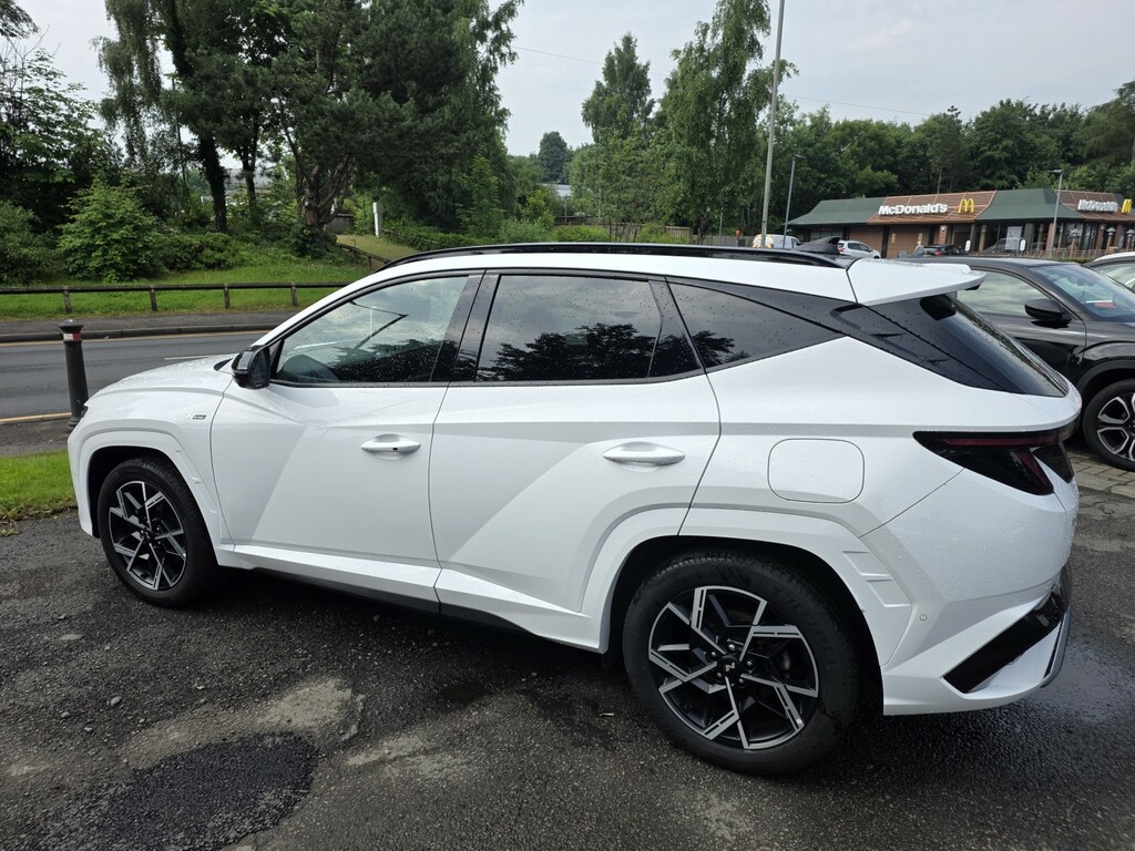 Hyundai Tucson 1.6 Tucson Nline S 1.6T 48V Dct My25 2024 WU74NGG White #5