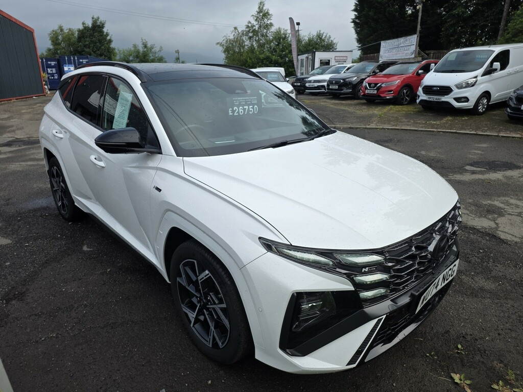 Hyundai Tucson 1.6 Tucson Nline S 1.6T 48V Dct My25 2024 WU74NGG White #2