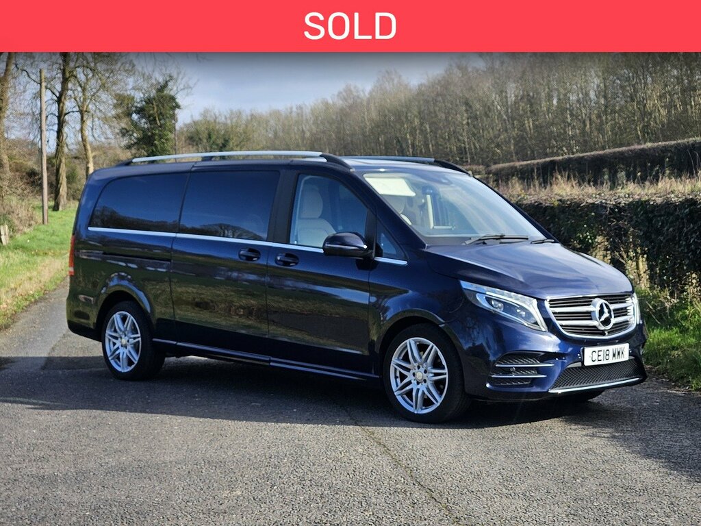 Mercedes-Benz V Class 2.2 V220d Amg Line Mpv G-tronic Euro 6 Blue
