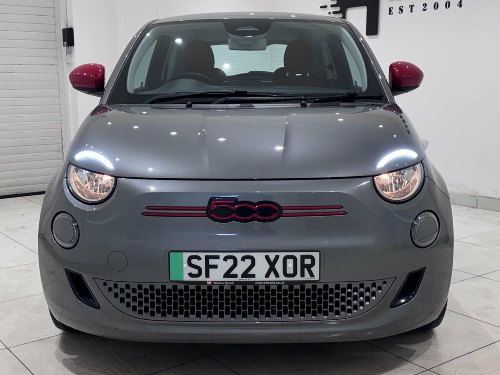 Fiat 500E 24Kwh Red Grey #5