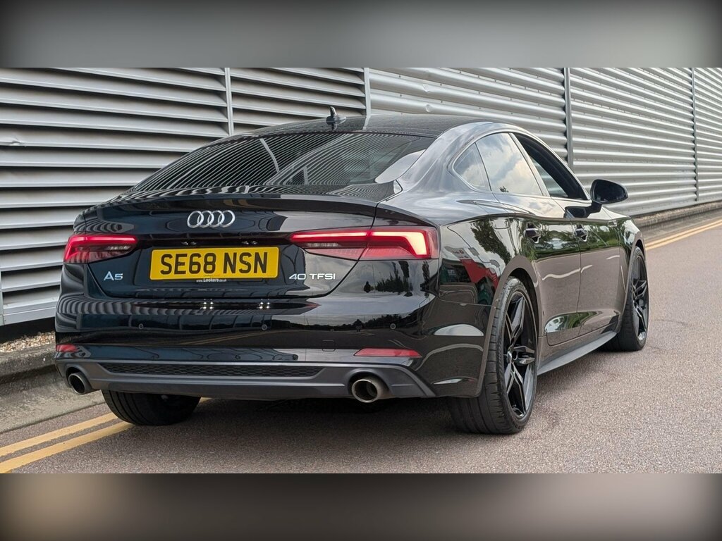 Audi A5 2.0 Tfsi 35 S Line Sportback S Tronic Euro 6 Ss White #14