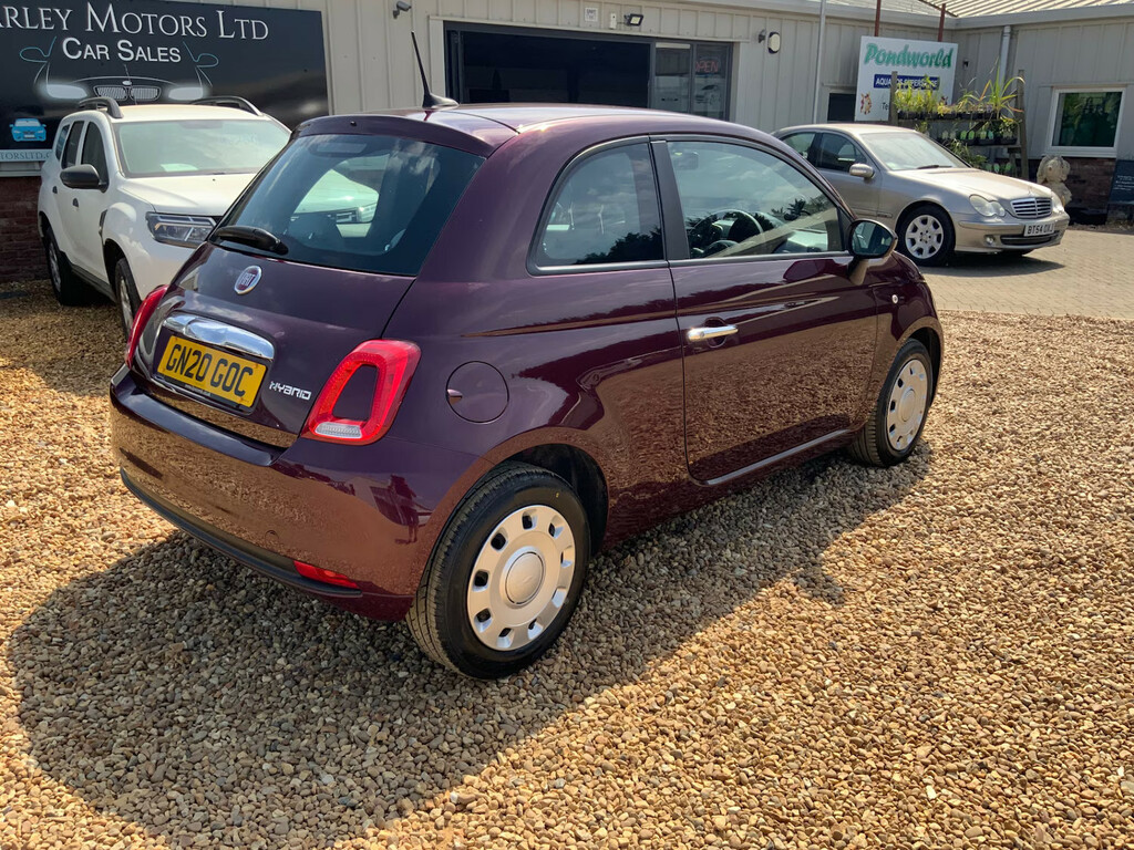 Fiat 500 1.0 Mild Hybrid Pop Hatchback Red #5