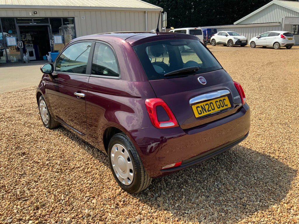 Fiat 500 1.0 Mild Hybrid Pop Hatchback Red #2