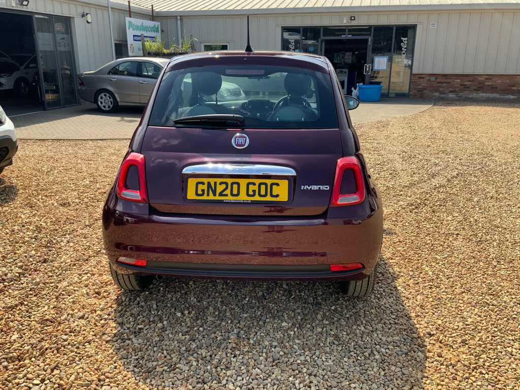 Fiat 500 1.0 Mild Hybrid Pop Hatchback Red #4