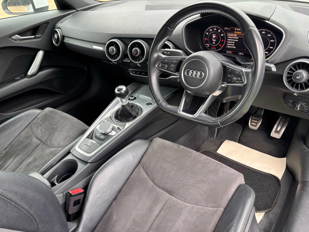 Audi TT Tfsi S Line Black Edition White #9