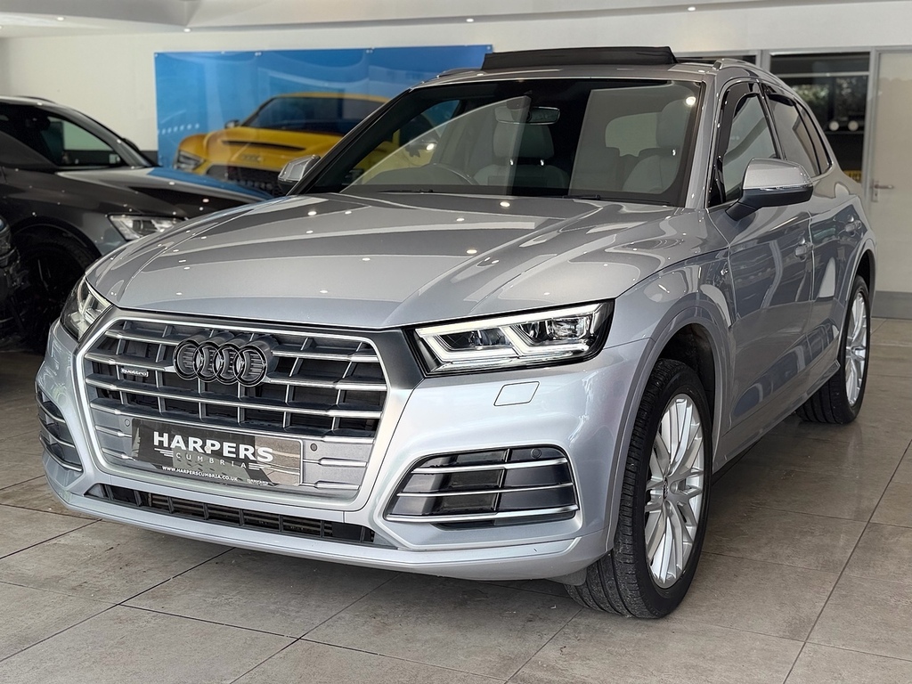 Audi Q5 2.0 Tfsi S Line Suv S Tronic Quattro Eu SY67YCF Silver #3