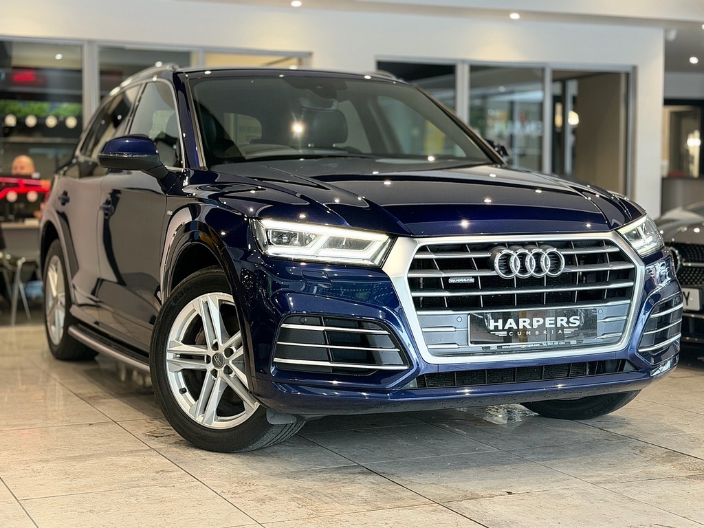 Audi Q5 2.0 Tdi 40 S Line Suv S Tronic Quattro Blue
