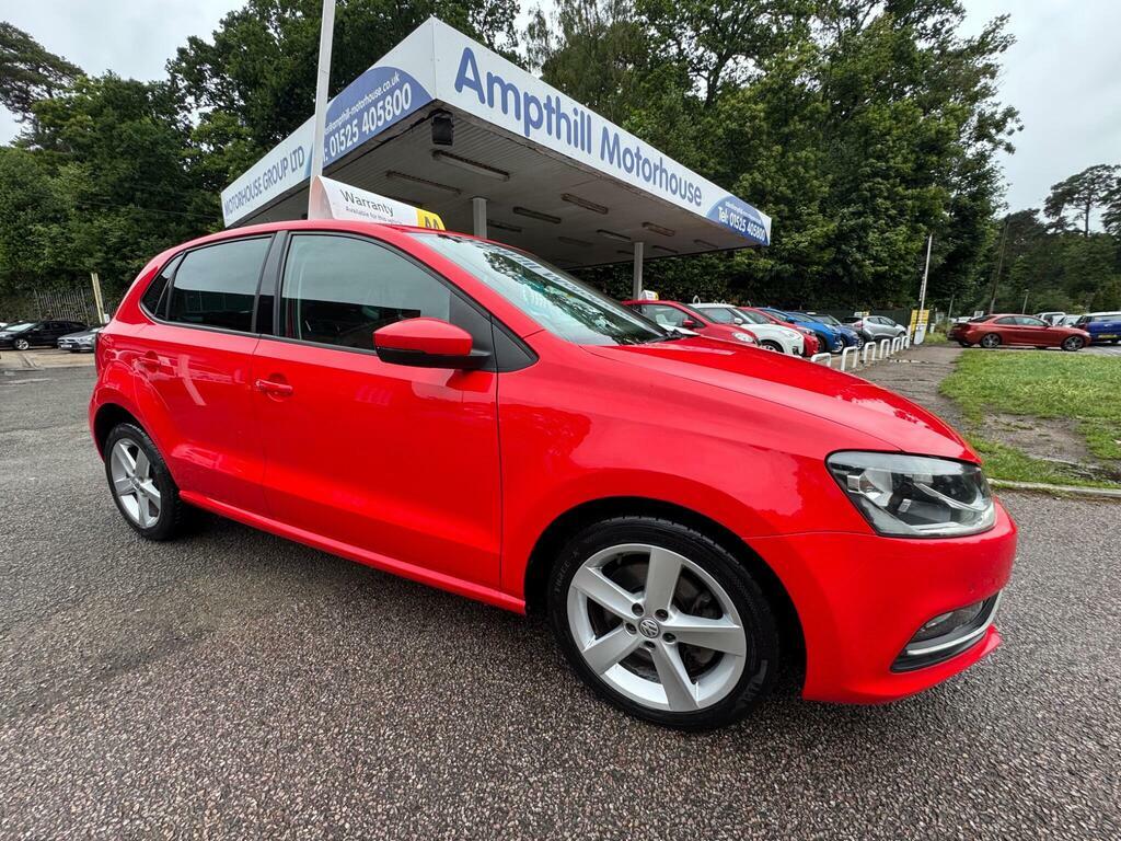 Volkswagen Polo 1.2 Tsi Bluemotion Tech Sel Euro 6 S S Red