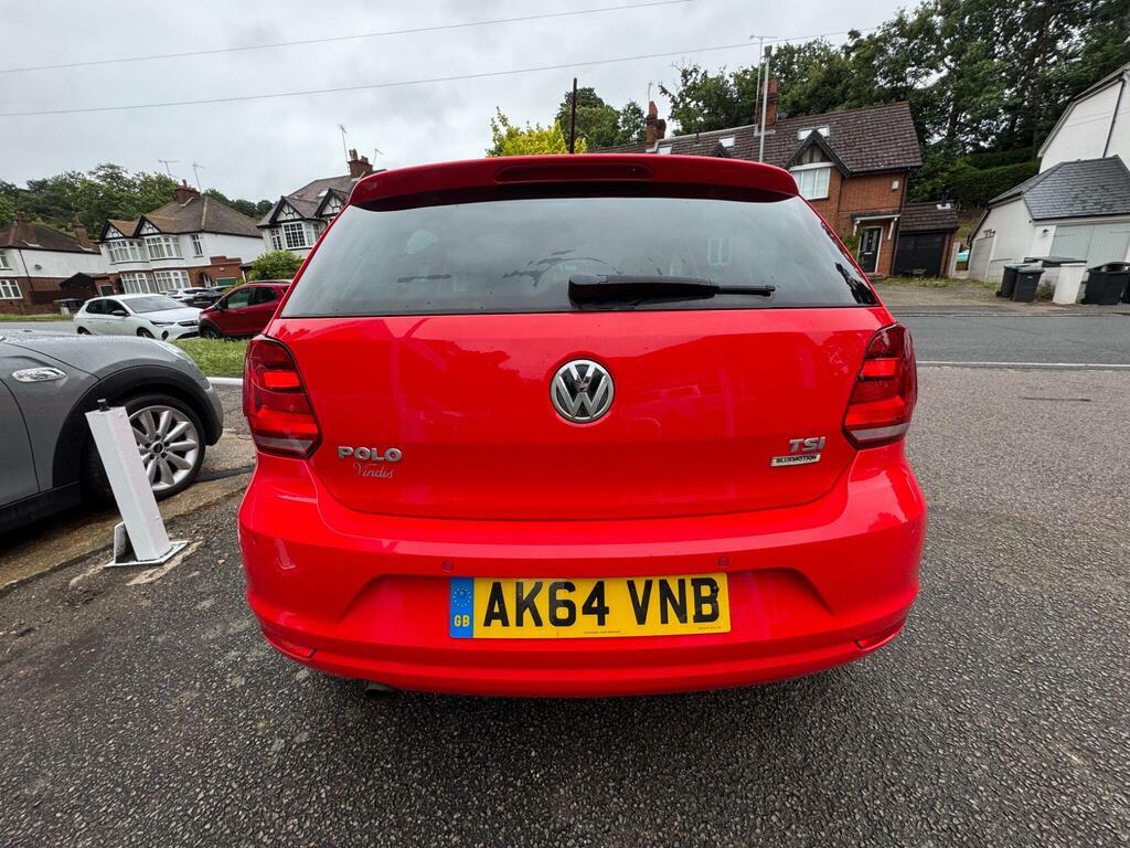 Volkswagen Polo 1.2 Tsi Bluemotion Tech Sel Euro 6 S S Red #3