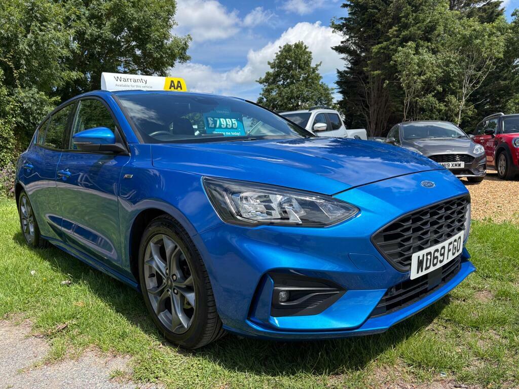 Ford Focus 1.0T Ecoboost St-line Euro 6 S S Blue #3