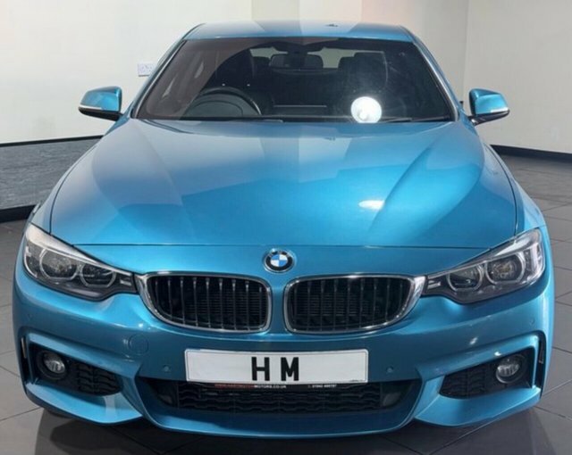 BMW 4 Series Gran Coupe 2.0 420D M Sport Coupe Euro 6 S S YD69ZKA Blue #5