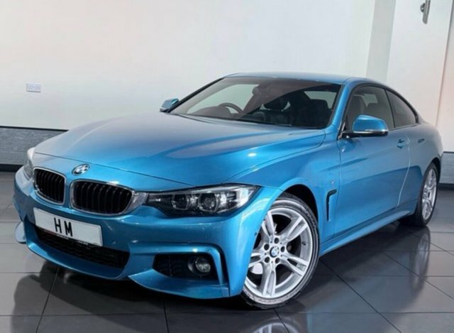 BMW 4 Series Gran Coupe 2.0 420D M Sport Coupe Euro 6 S S YD69ZKA Blue