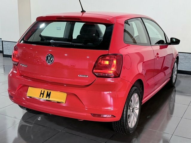 Volkswagen Polo 1.0 Bluemotion Tech Se Hatchback MF15JYG Red #2